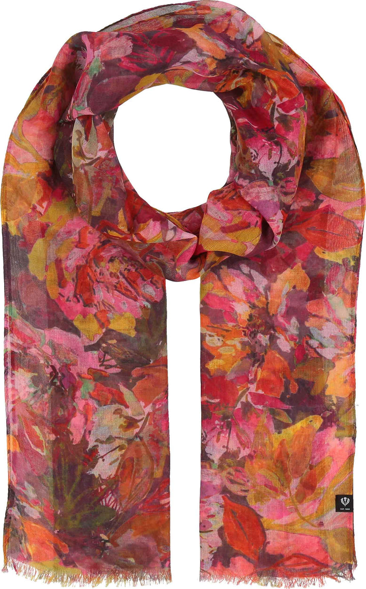 Sustainability Edition Painted Floral Recycled Scarf