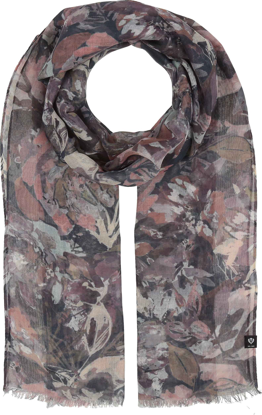 Sustainability Edition Painted Floral Recycled Scarf