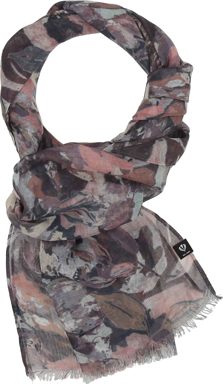 Sustainability Edition Painted Floral Recycled Scarf