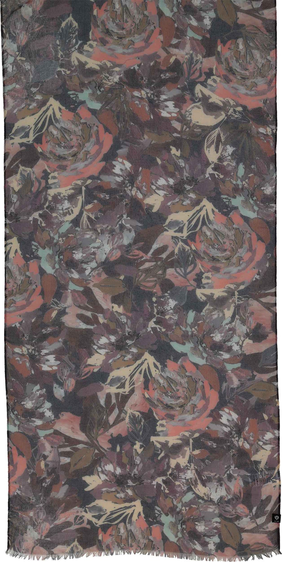 Sustainability Edition Painted Floral Recycled Scarf