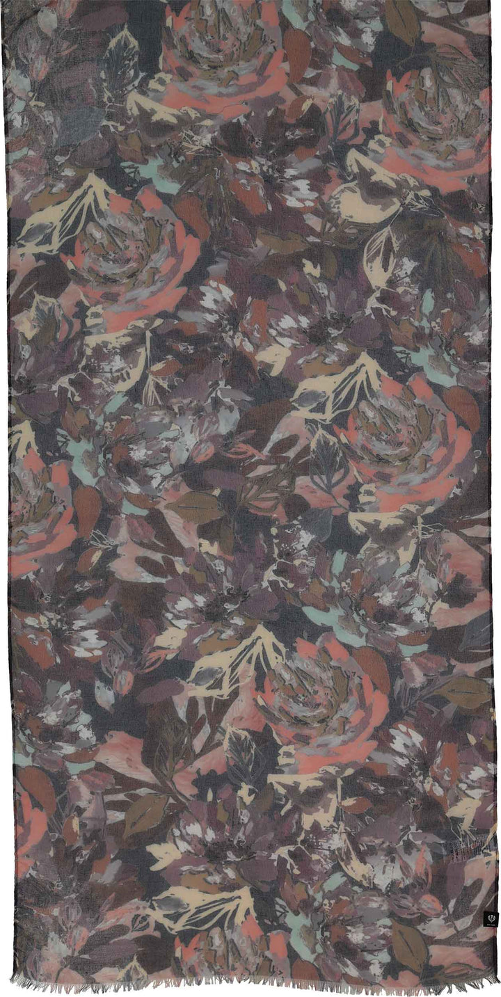 Sustainability Edition Painted Floral Recycled Scarf