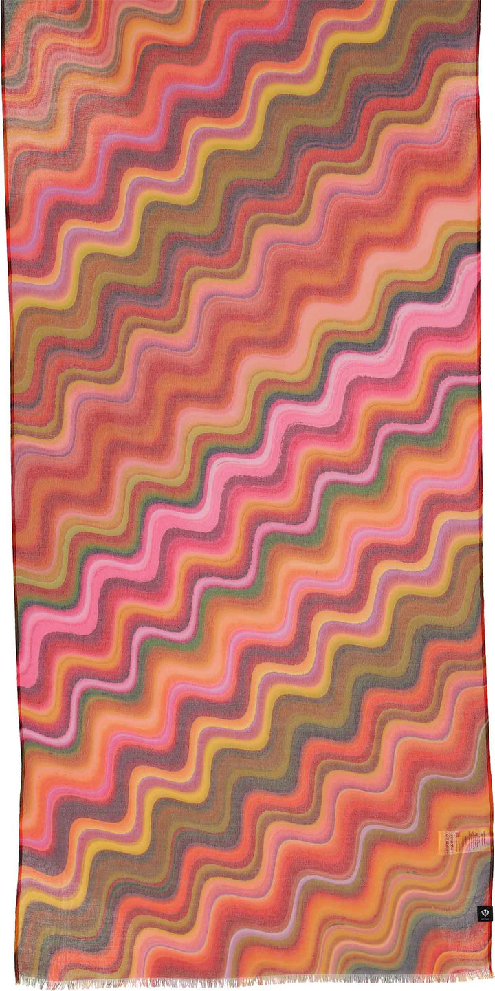 Sustainability Edition Ms. Zig Zag Recycled Scarf