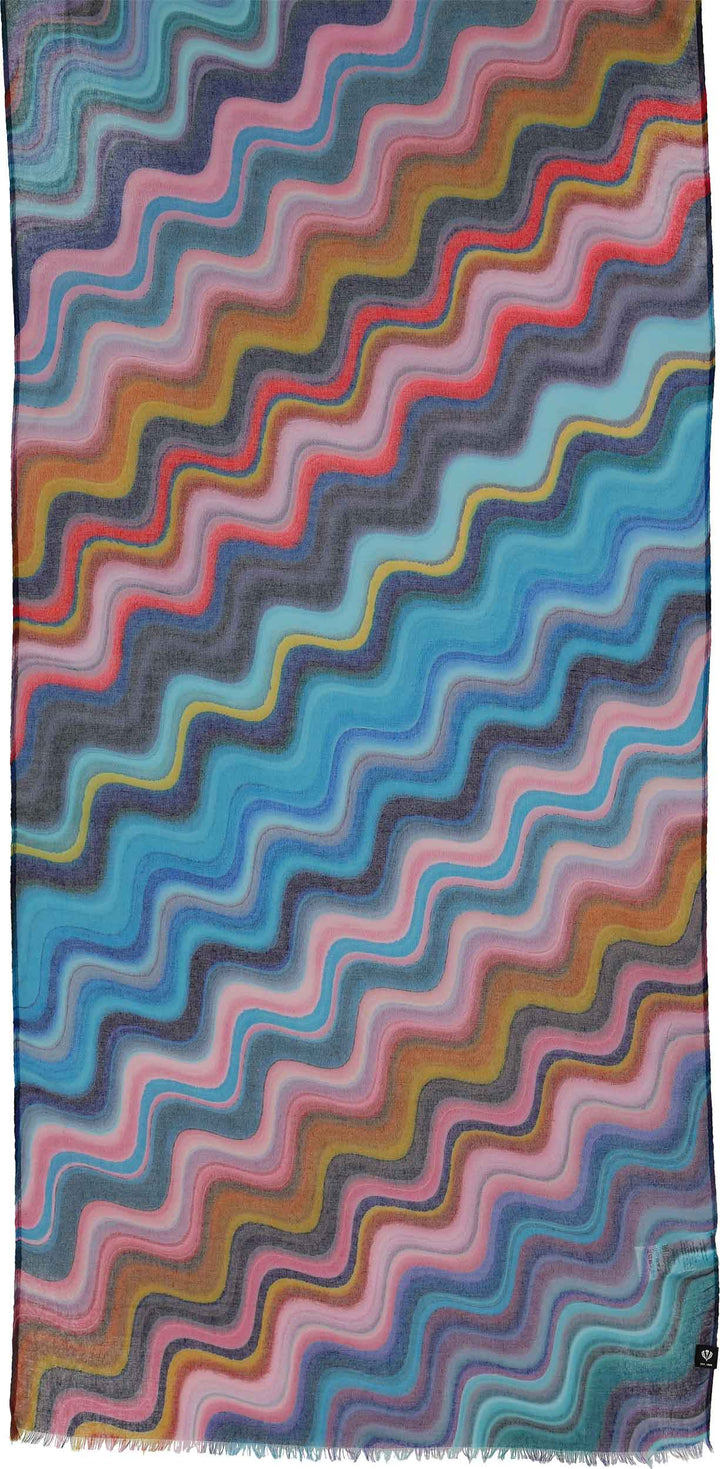 Sustainability Edition Ms. Zig Zag Recycled Scarf