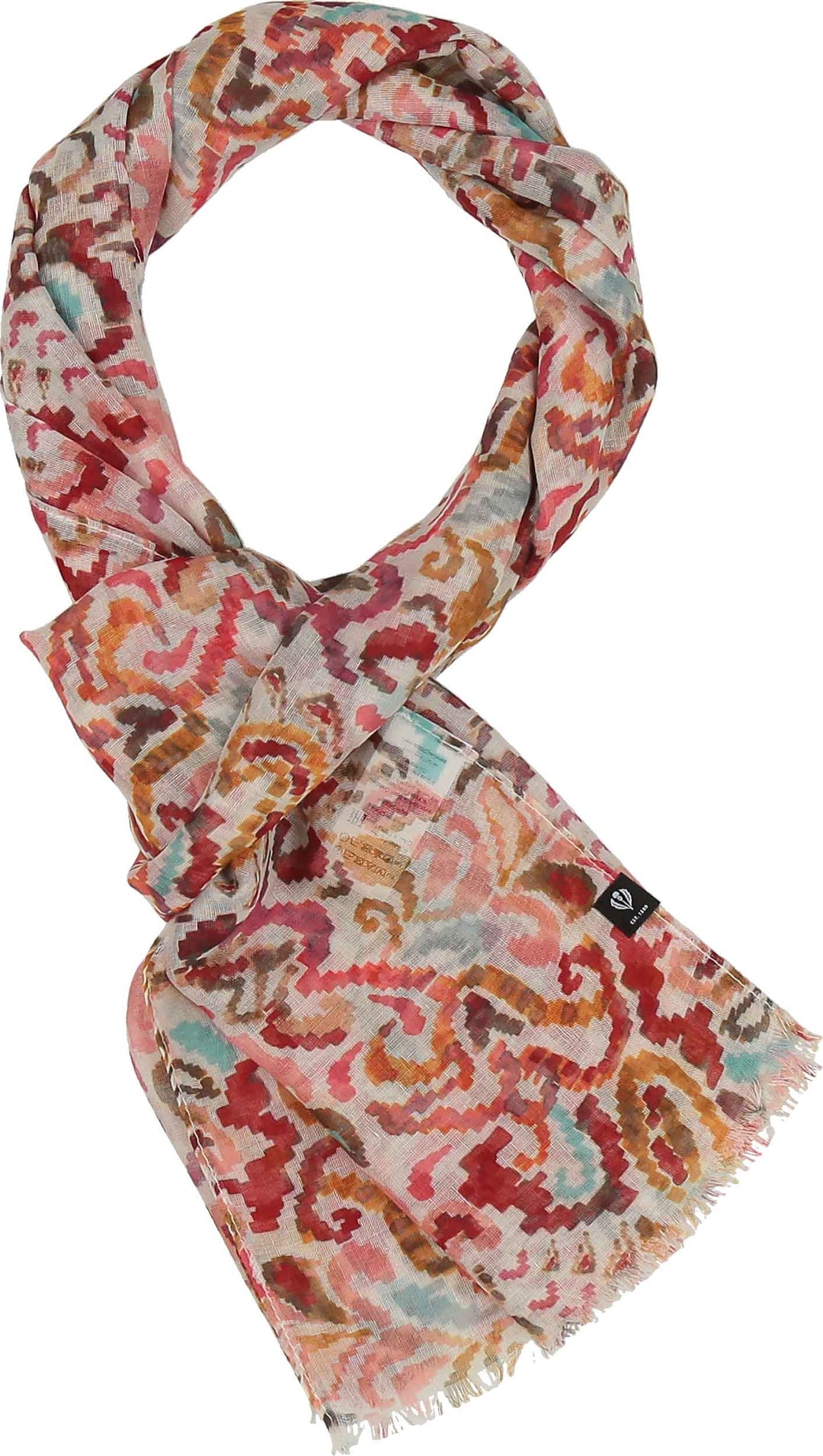 Embroidery Floral Recycled Poly Scarf