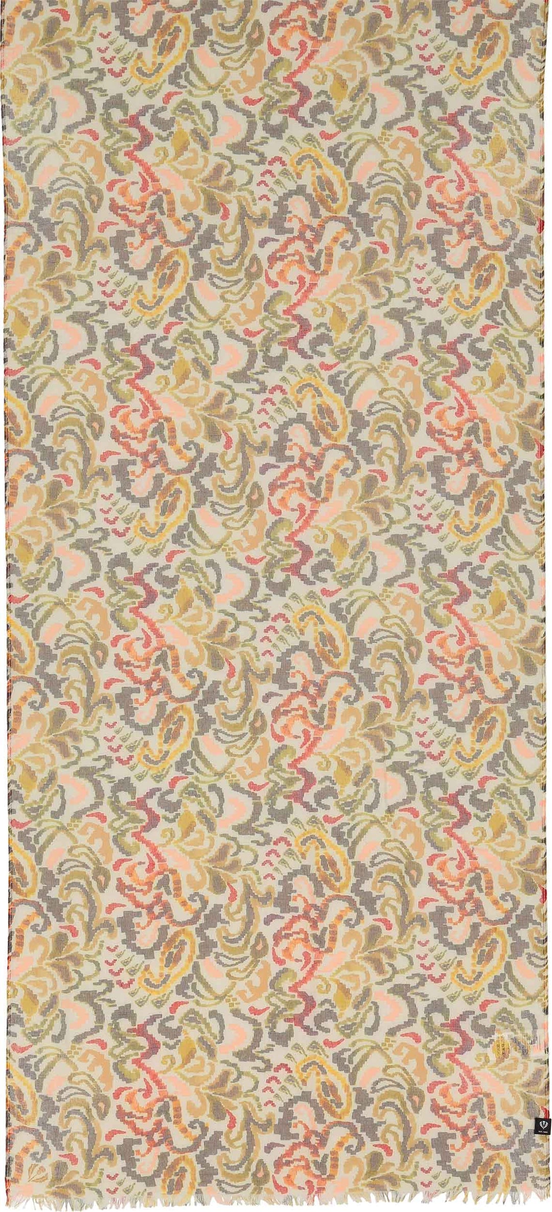 Embroidery Floral Recycled Poly Scarf