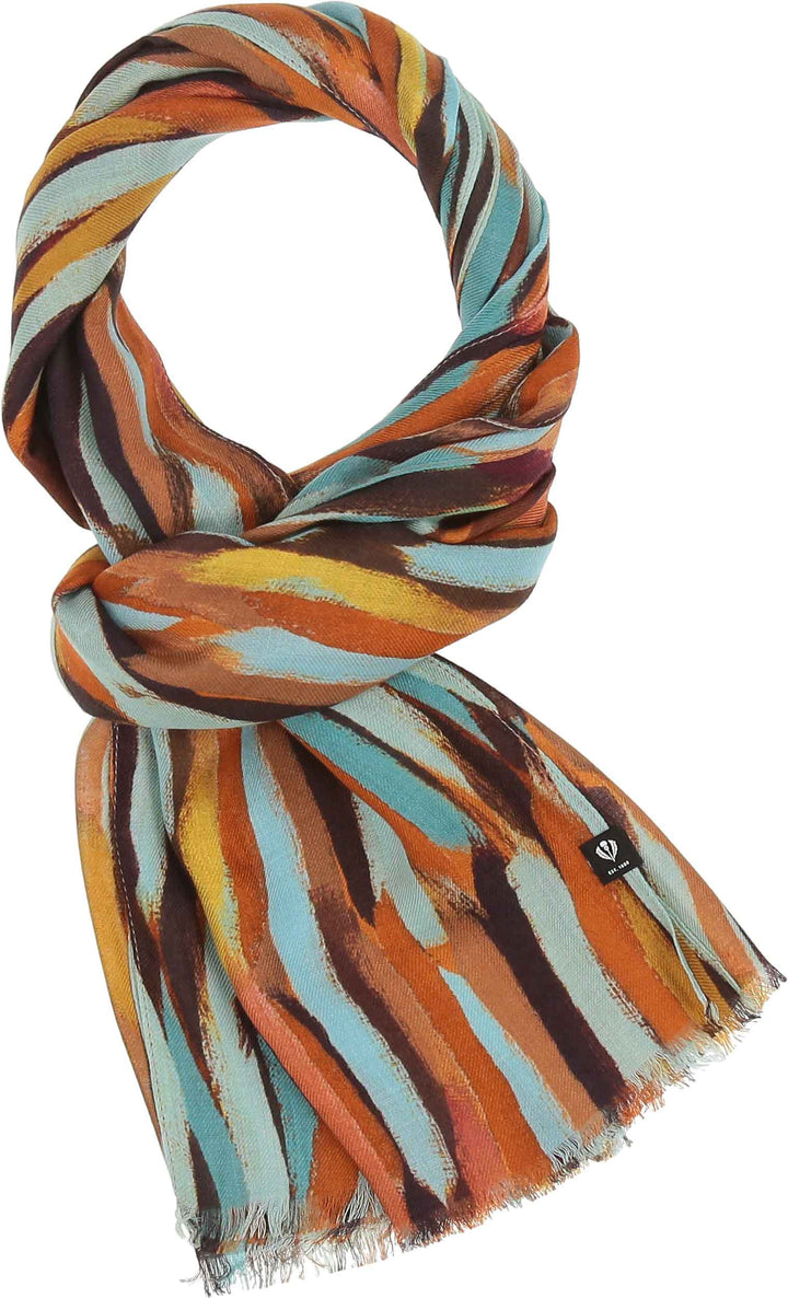 Sustainability Edition Painted Lines Scarf