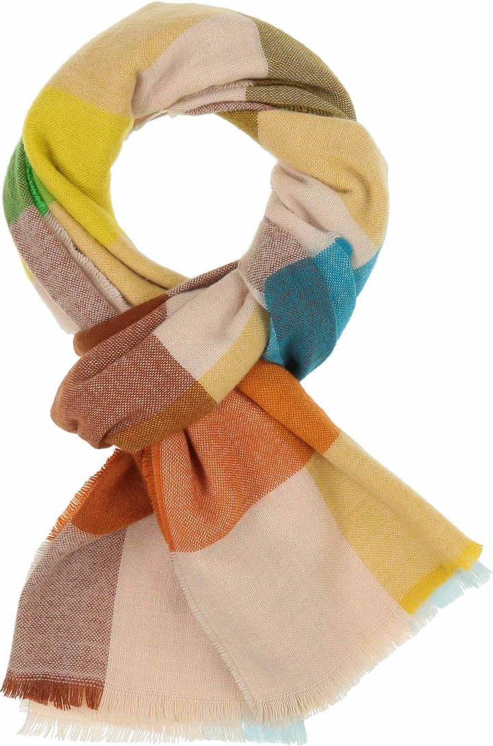 Modern Colorblock Oversize Scarf