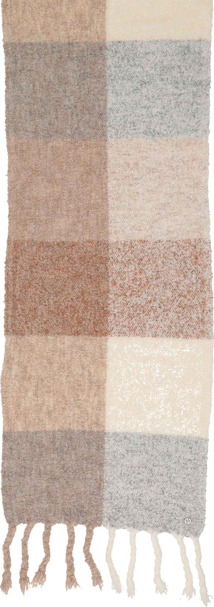 Sustainability Edition Recycled Boucle colorblock Scarf