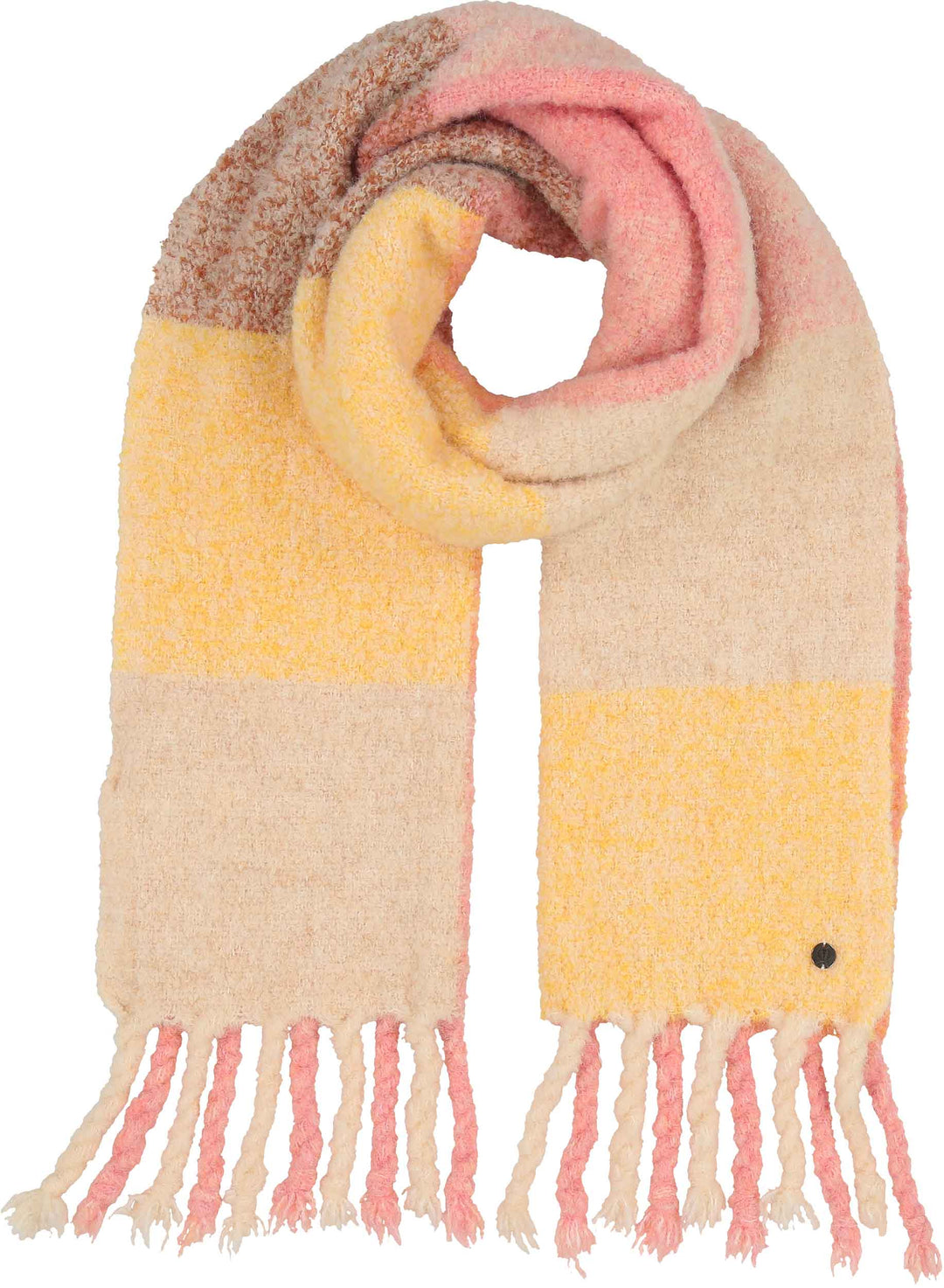 Sustainability Edition Recycled Boucle colorblock Scarf
