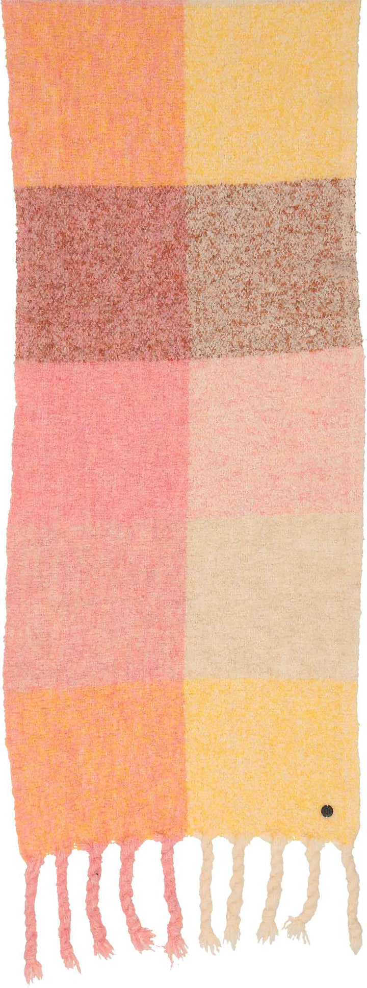 Sustainability Edition Recycled Boucle colorblock Scarf