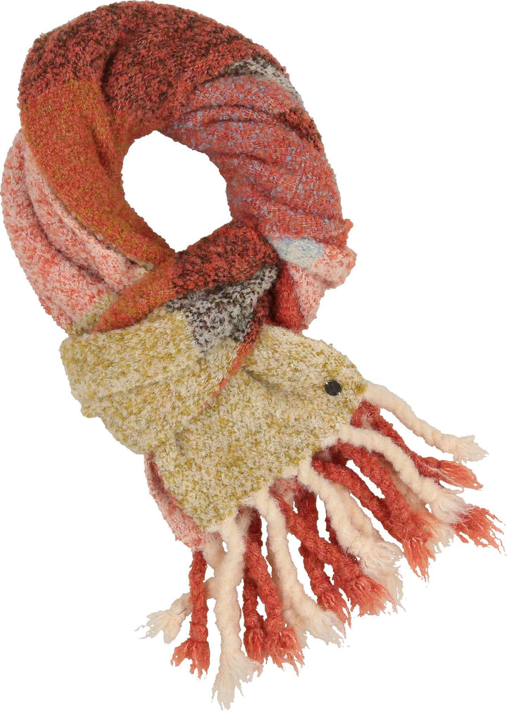 Sustainability Edition Recycled Boucle colorblock Scarf