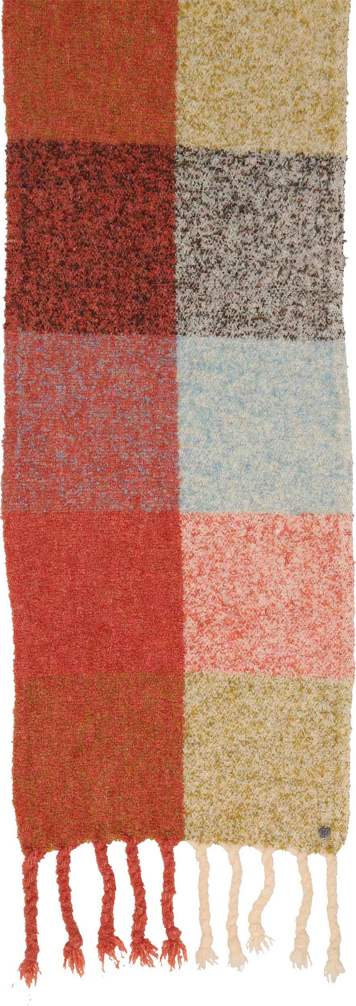 Sustainability Edition Recycled Boucle colorblock Scarf