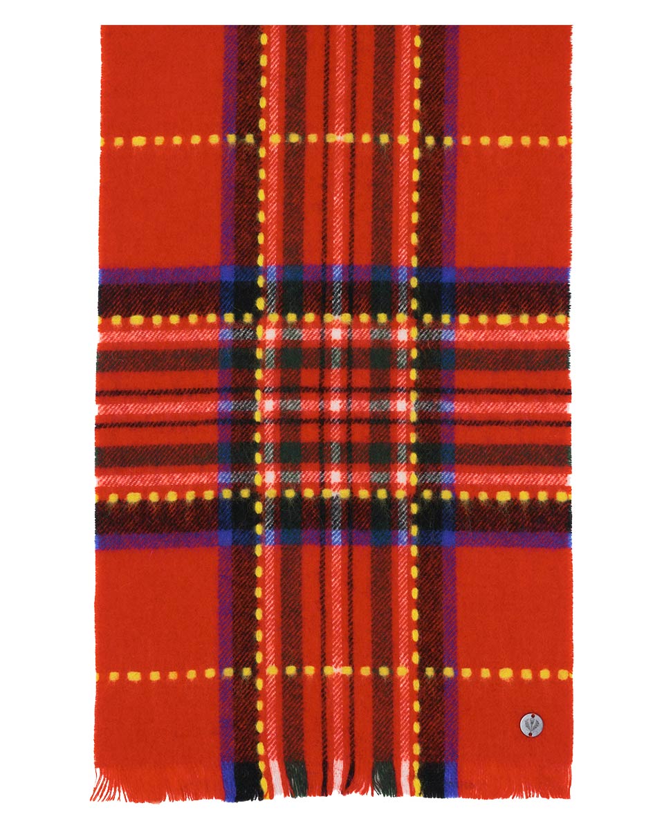 Sharp Tartan Blazer Scarf