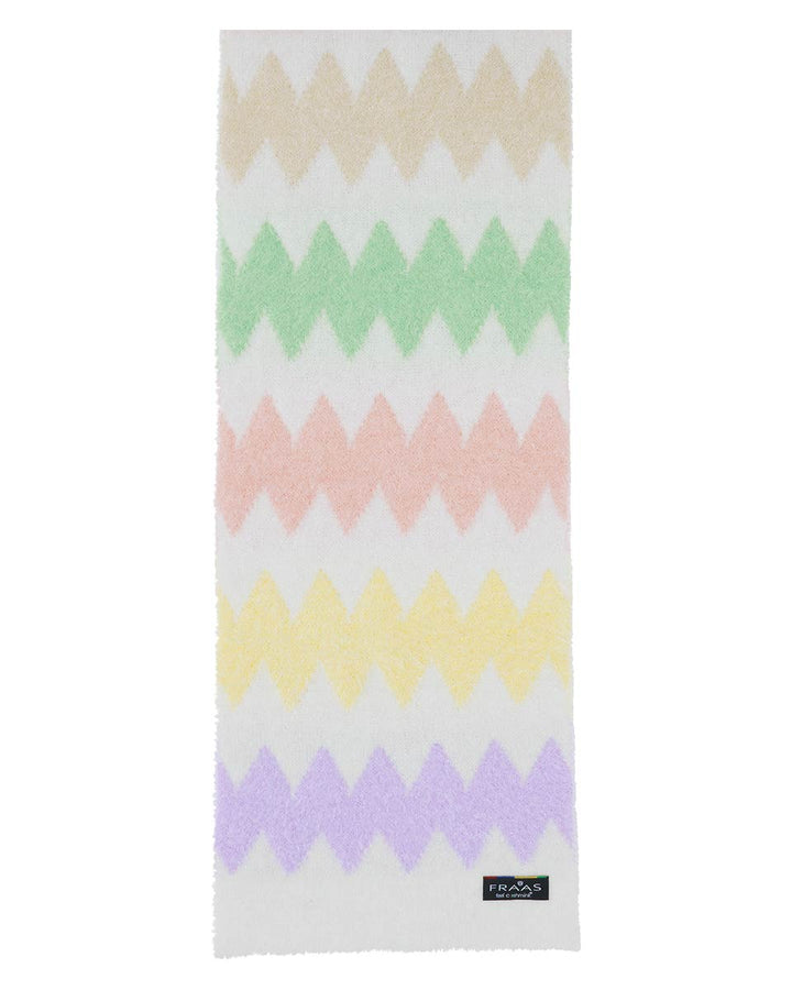 Luxe Fuzzy Zig Zag Scarf
