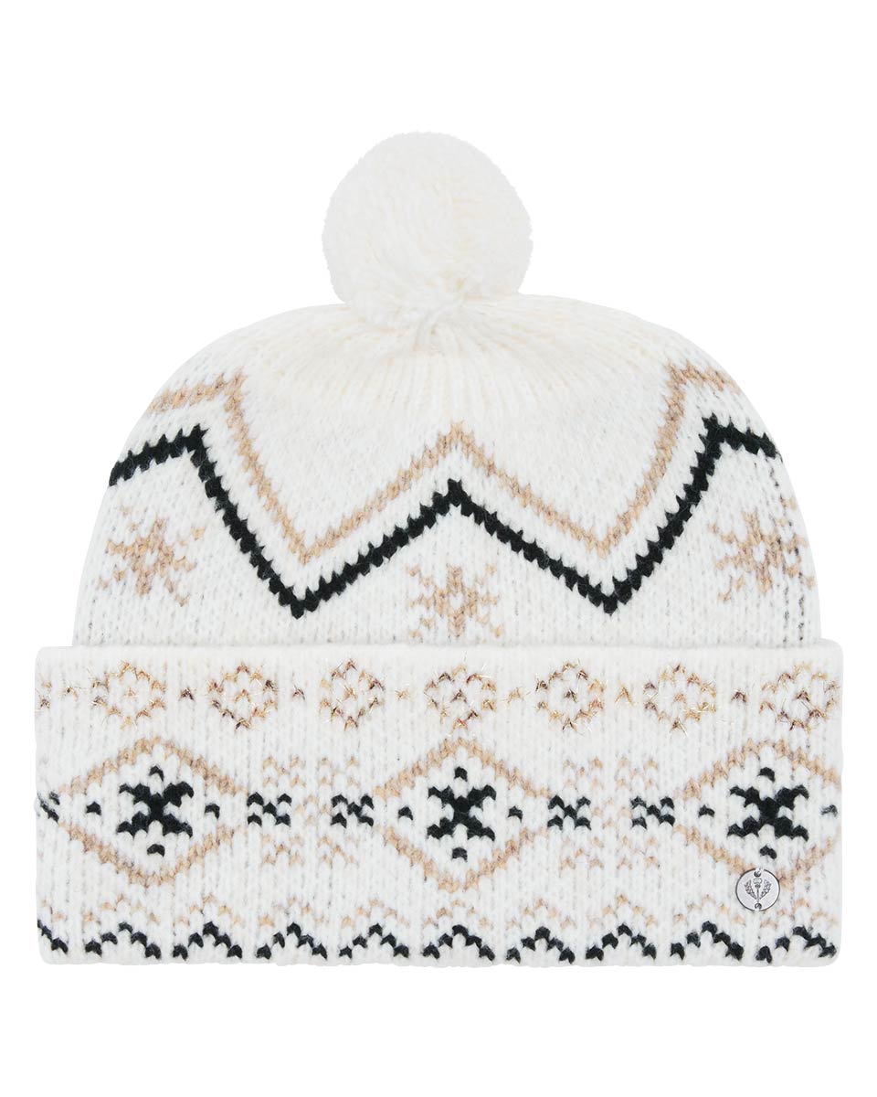 Holiday Shimmer Pom Beanie