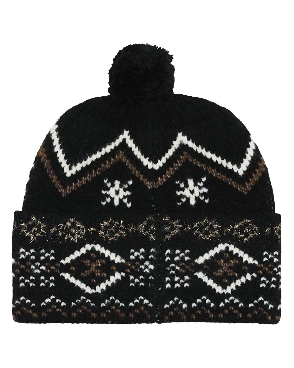 Holiday Shimmer Pom Beanie