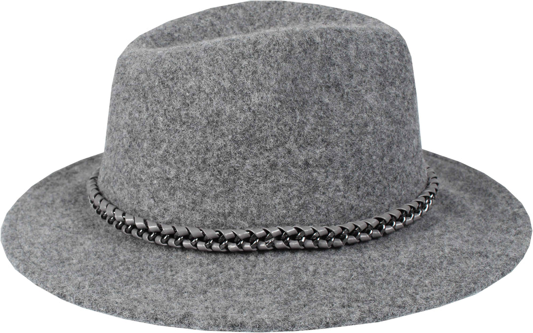 Felted Fedora with Chain