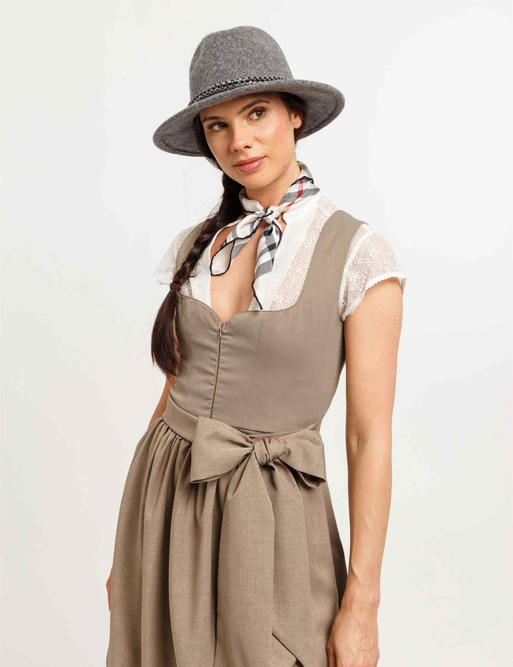 Felted Fedora with Chain