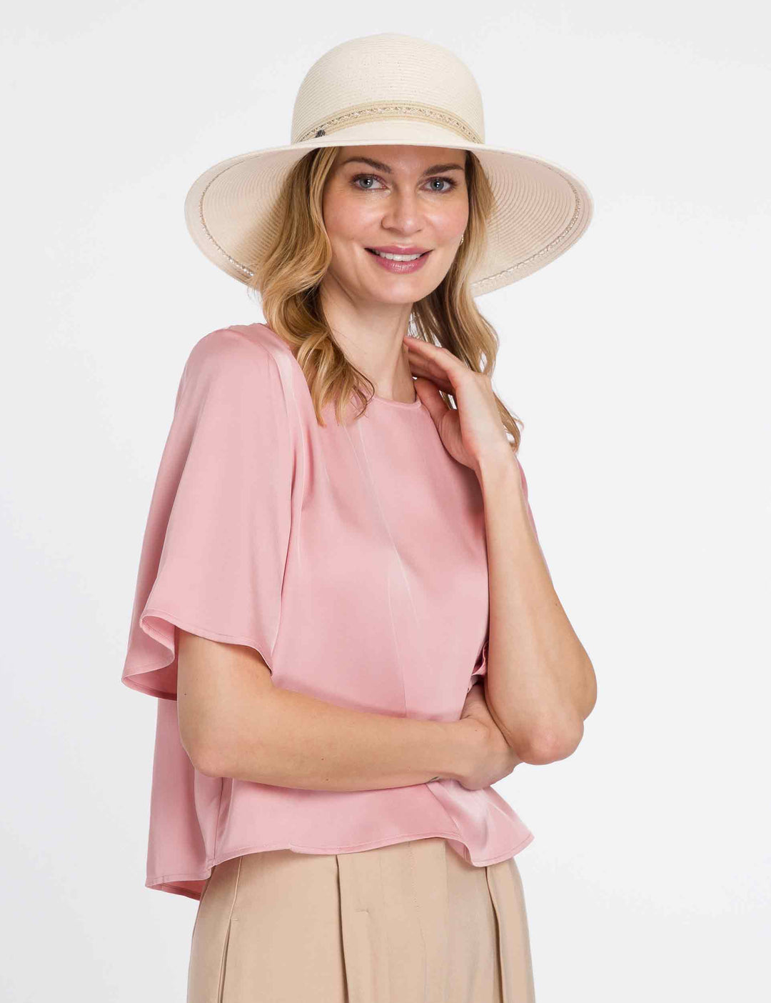 Loevenich Wide Brim Two Tone Sun Hat