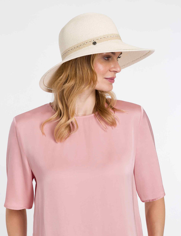 Loevenich Wide Brim Two Tone Sun Hat