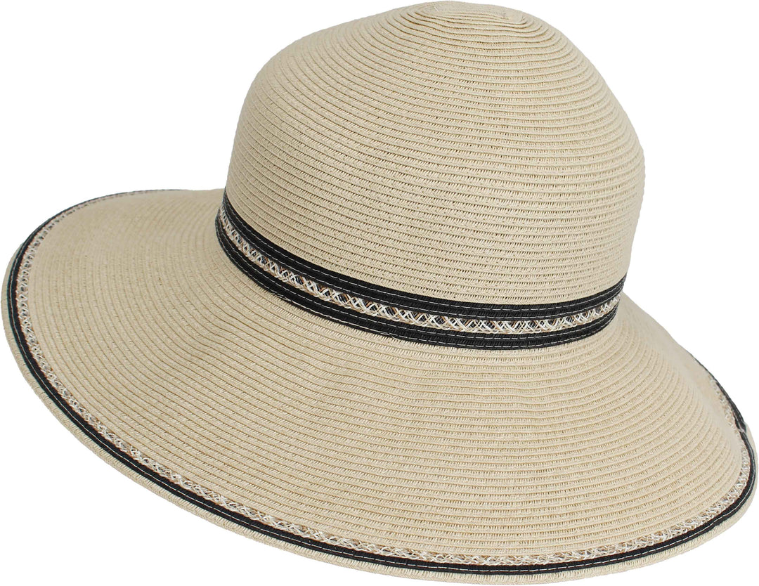 Loevenich Wide Brim Two Tone Sun Hat