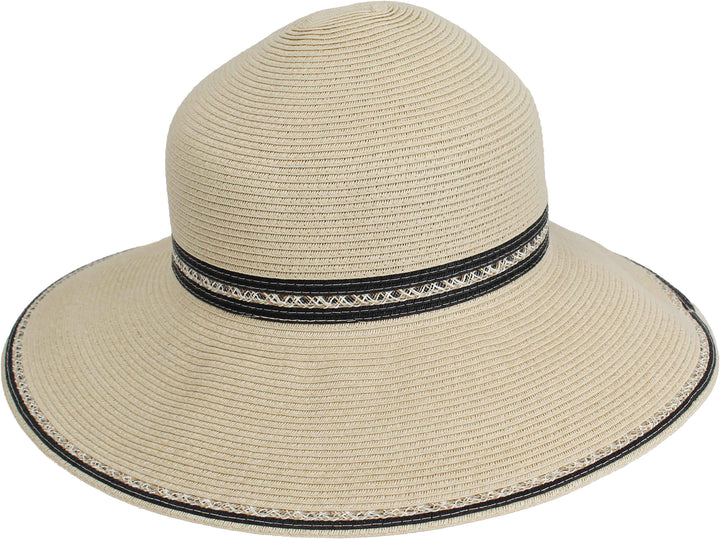 Loevenich Wide Brim Two Tone Sun Hat