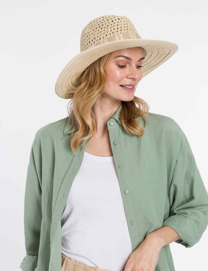 Loevenich Striped Band Large Fedora