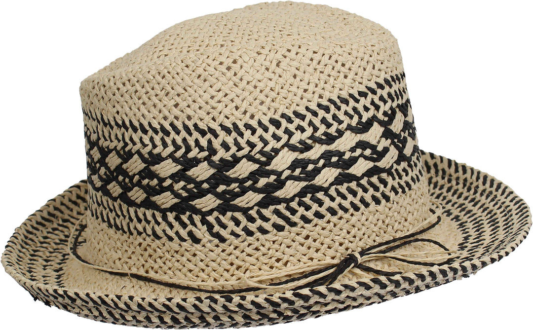 Loevenich Two Tone Crochet Trilby