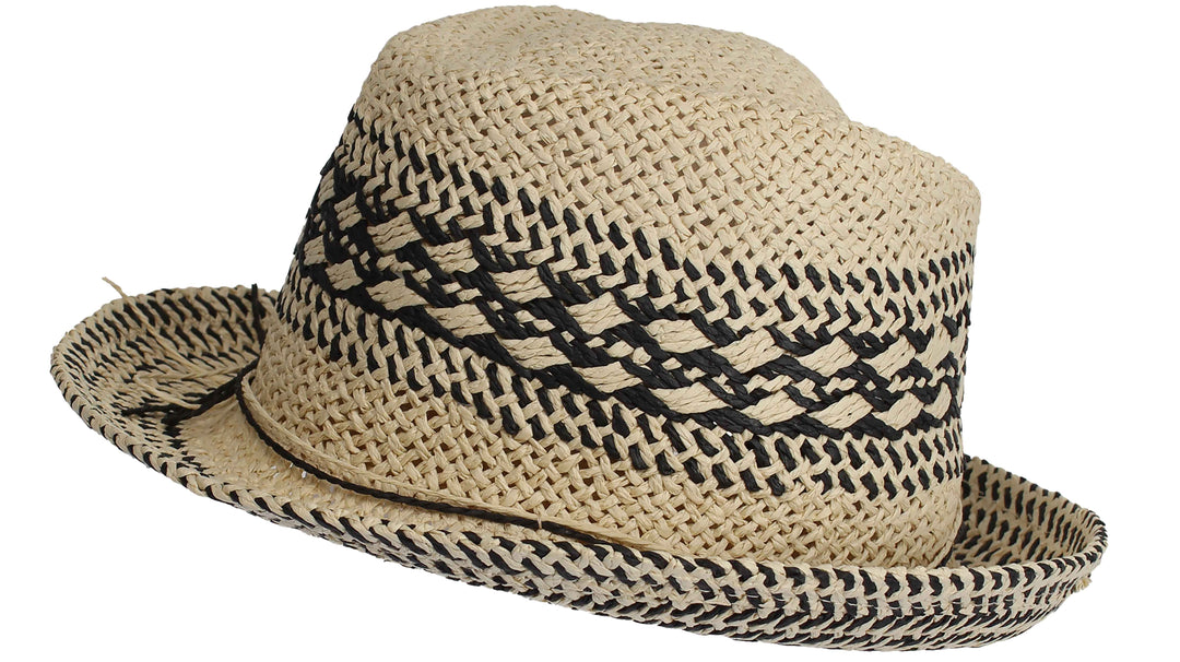 Loevenich Two Tone Crochet Trilby