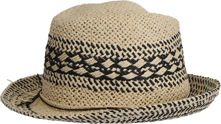 Loevenich Two Tone Crochet Trilby