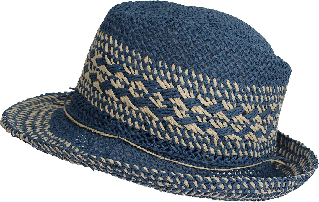 Loevenich Two Tone Crochet Trilby
