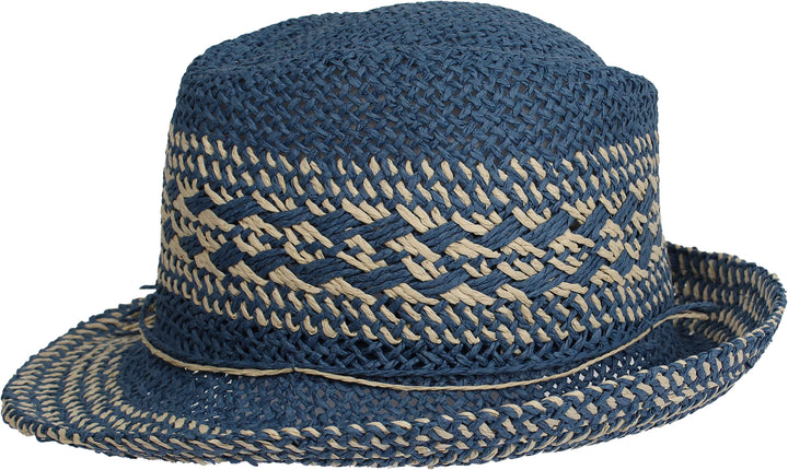 Loevenich Two Tone Crochet Trilby
