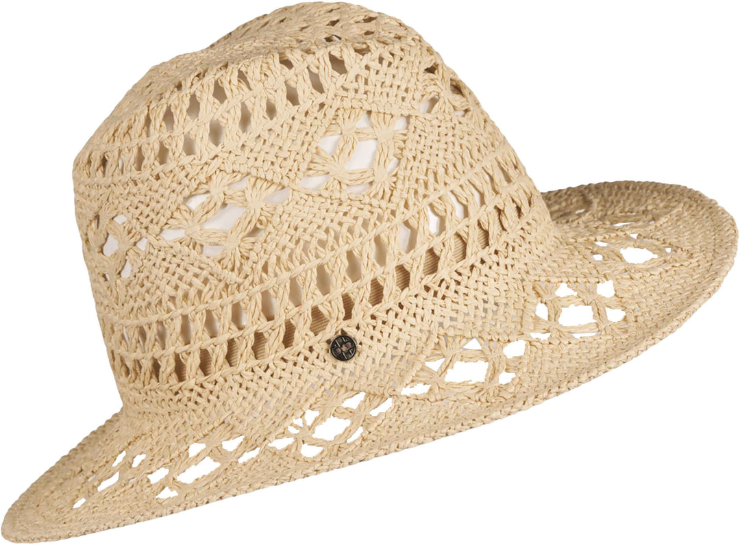 Loevenich Boho Crochet Wide Brim Fedora