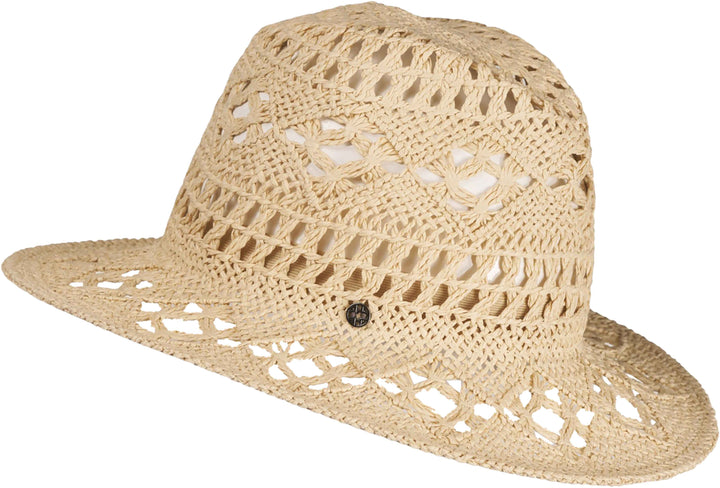Loevenich Boho Crochet Wide Brim Fedora