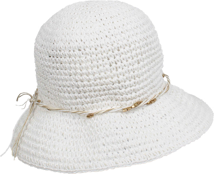Loevenich Crochet Cloche Twisted Bead Trim