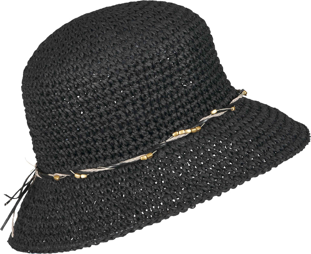 Loevenich Crochet Cloche Twisted Bead Trim