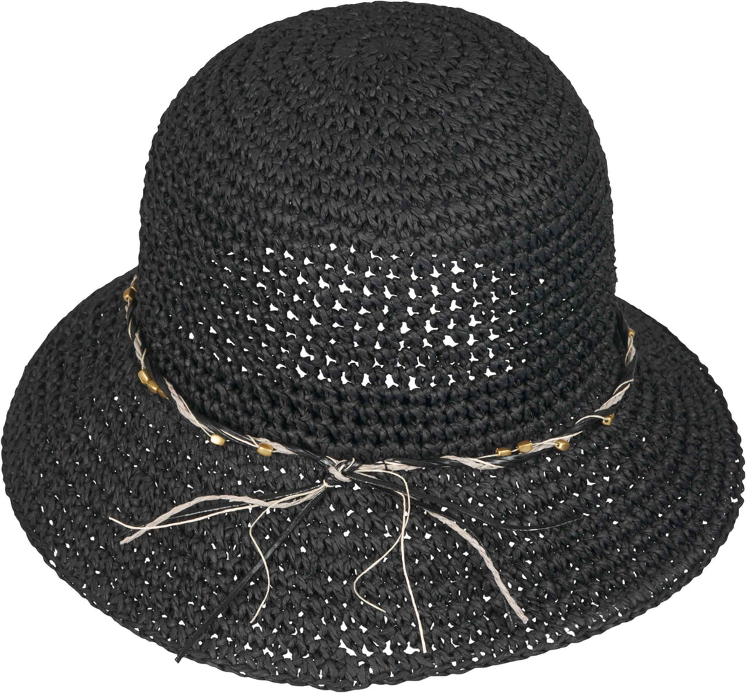 Loevenich Crochet Cloche Twisted Bead Trim