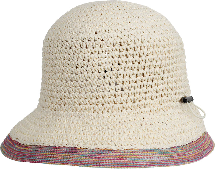 Loevenich Convertible Cloche with Contrast Trim