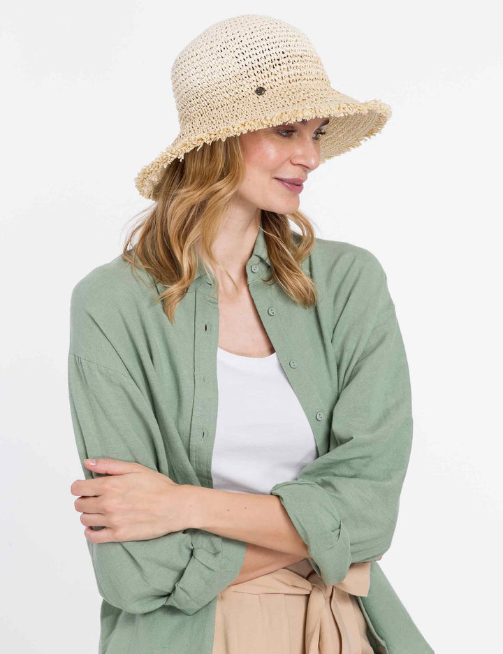 Loevenich Ombre Frayed Edge Cloche