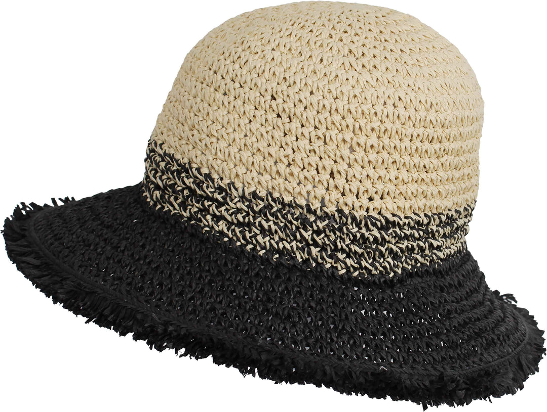 Loevenich Ombre Frayed Edge Cloche