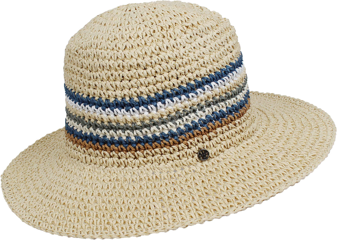 Loevenich Crochet Multi Stripes Fedora