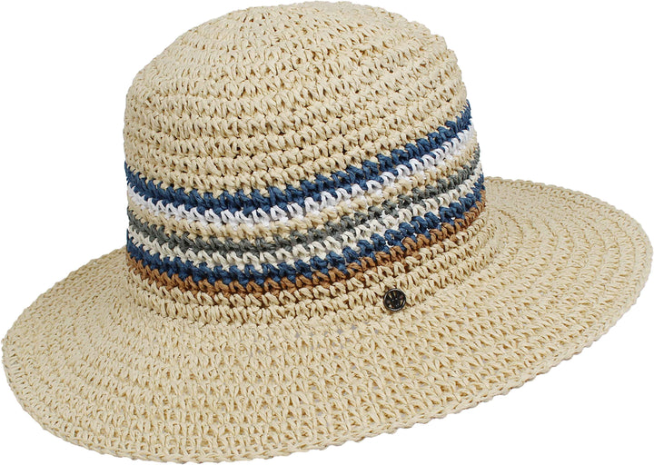 Loevenich Crochet Multi Stripes Fedora