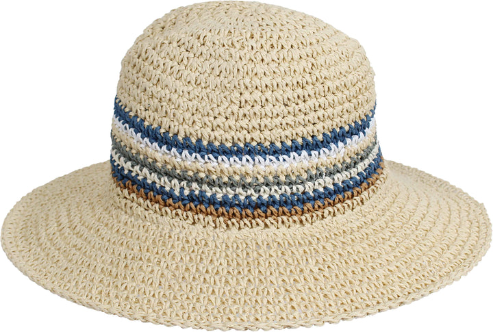 Loevenich Crochet Multi Stripes Fedora