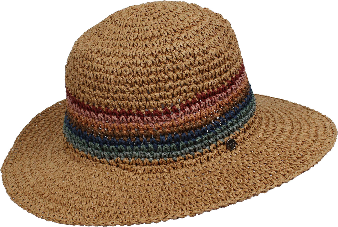 Loevenich Crochet Multi Stripes Fedora