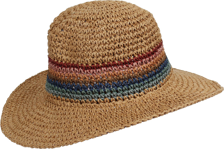 Loevenich Crochet Multi Stripes Fedora