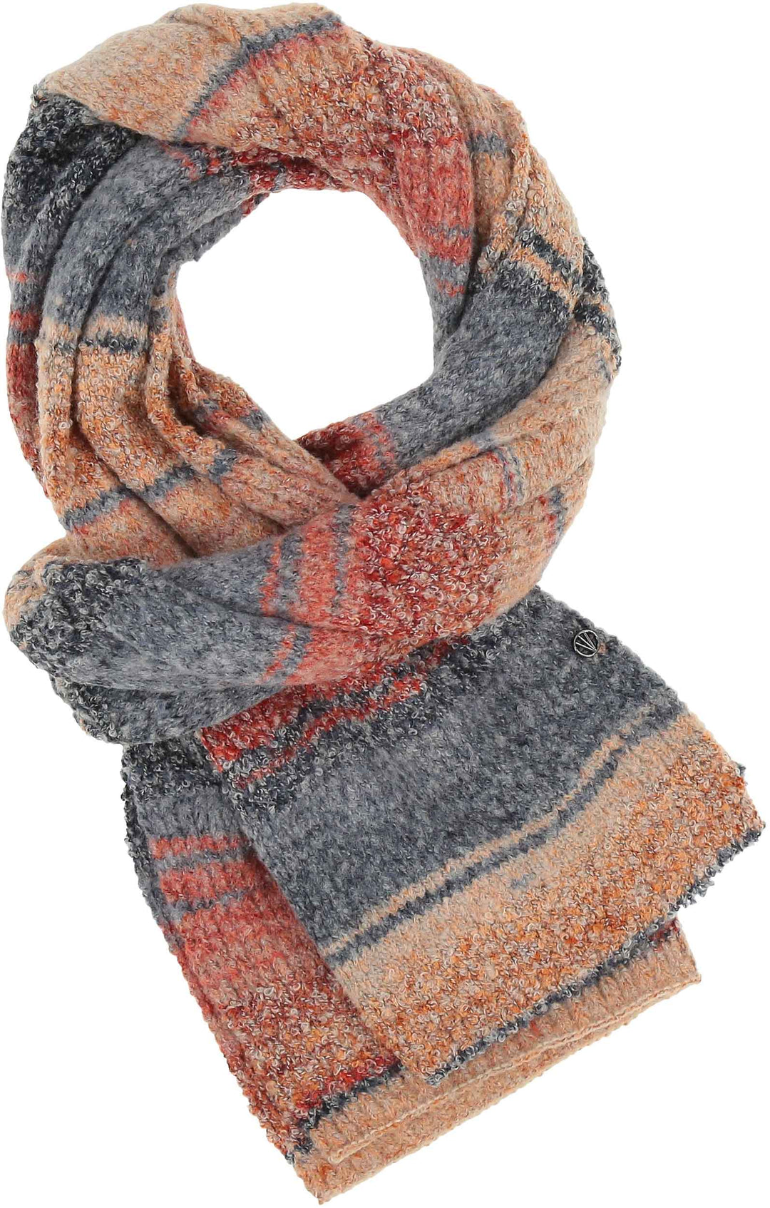 Ombre Knit Stripe Scarf