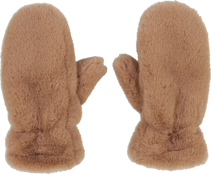 Faux Fur Solid Glitten