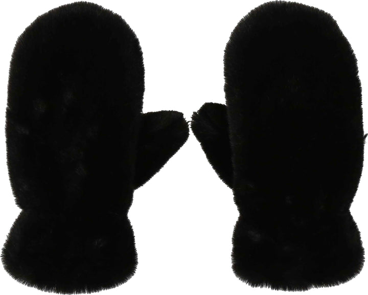 Faux Fur Solid Glitten