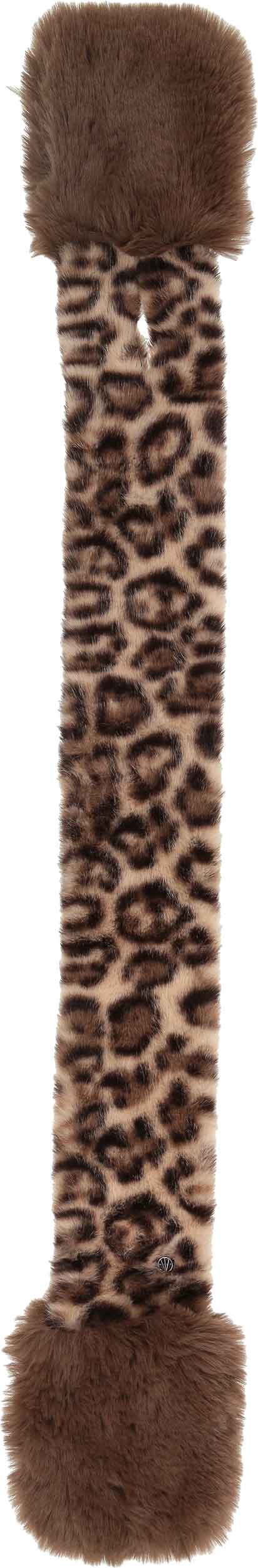 Faux Fur Leo Pull Thru Scarf
