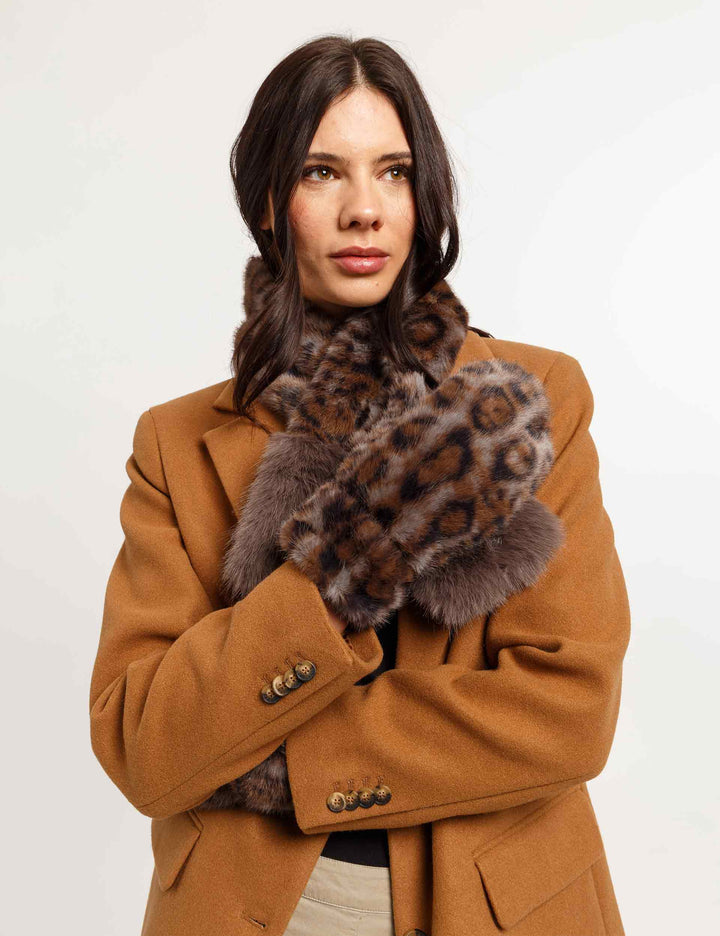 Faux Fur Leo Glitten